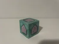 Cube pliable en papier Minecraft (bloc de commande) — photo 1
