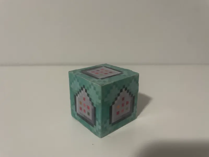 MINECRAFT PAPER FOLDING CUBE! (Command Block)