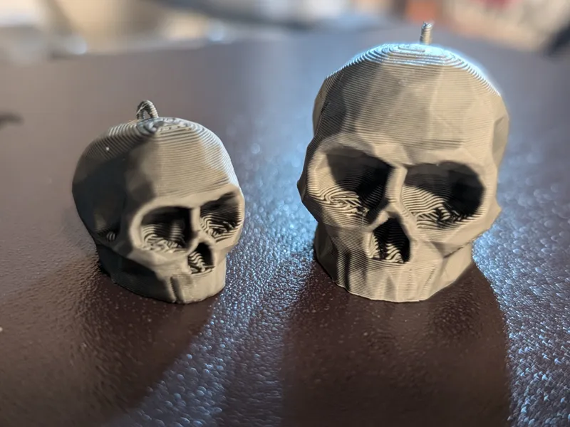 Low Poly Skull Halloween Decoration