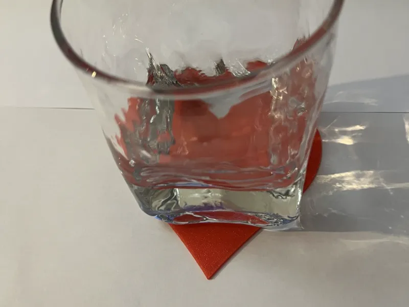heart shaped coaster