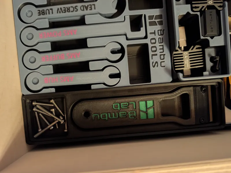 Bambu Lab Bed Scraper Gridfinity Inlay