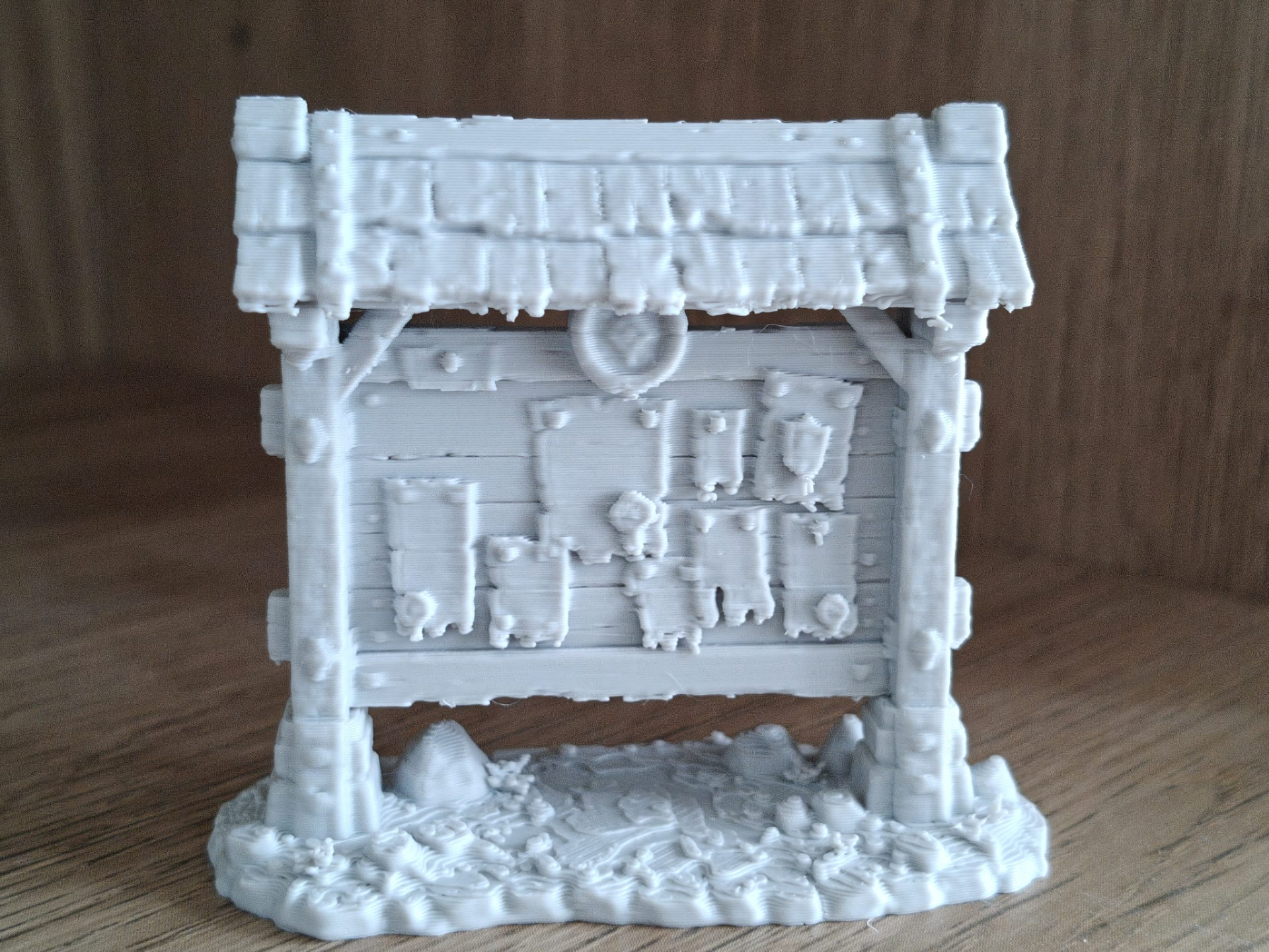 DnD notice board terrain prop