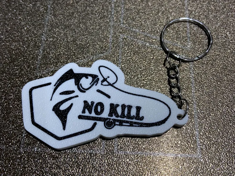 Keychain no kill fish