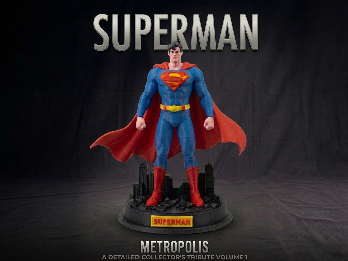 Miniatura 1 do modelo 3D superman
