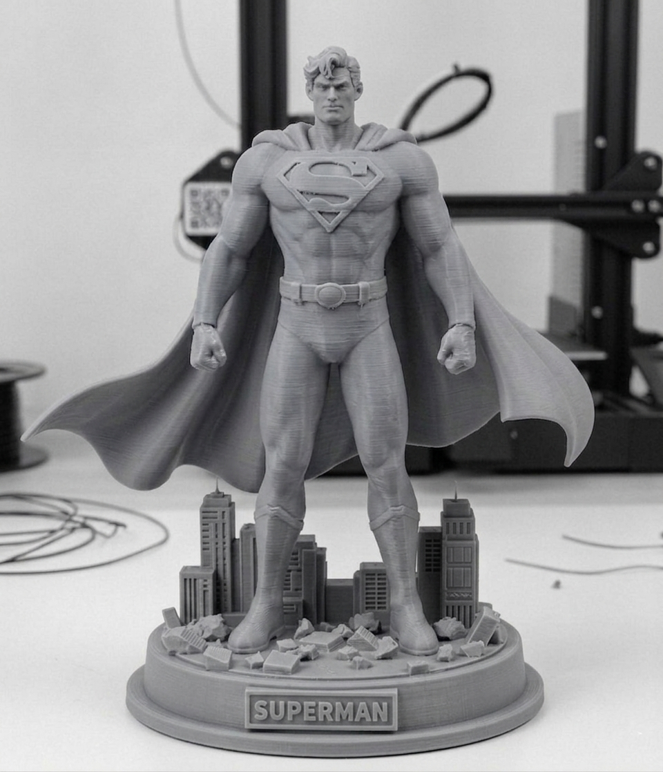 Miniatura 2 do modelo 3D superman