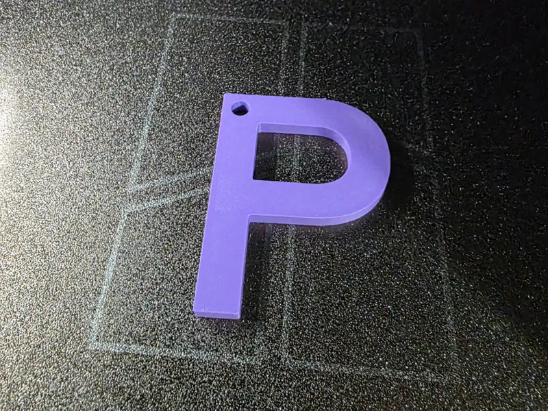 P key ring portachiavi P