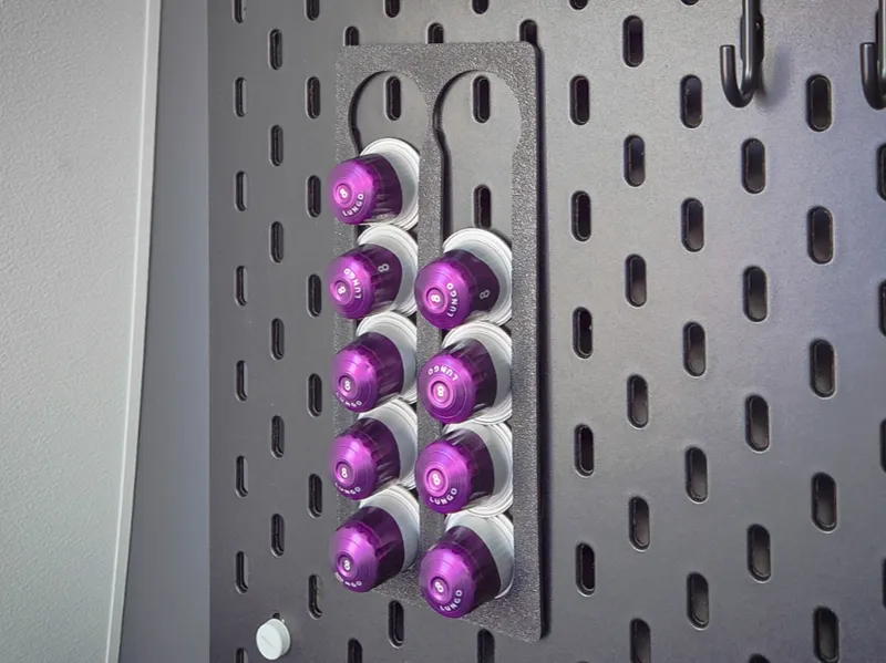 Nespresso capsule holder for IKEA Skadis