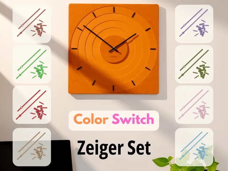 Luxhora Color Switch – Uhr Zeiger Set (PLA)