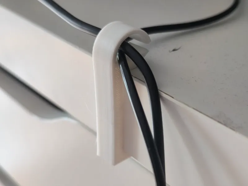 Cable Clip for Ikea Desk