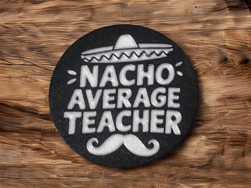 Nacho Average Teacher Coaster  -  Teacher Gift
