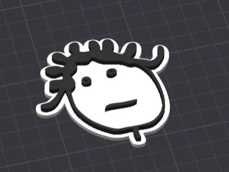 Rihanna Stick Figure Head Logo