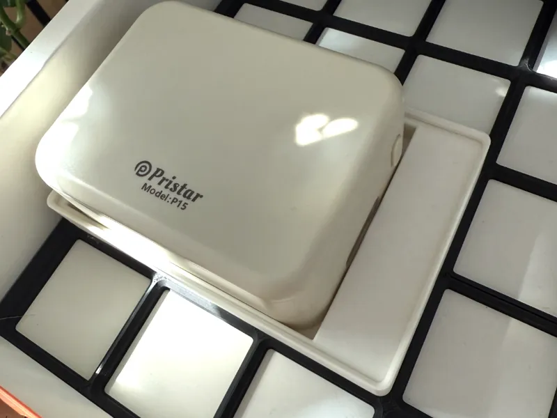 Gridfinity Pristar P15 Label Printer Box (2Ux3U)