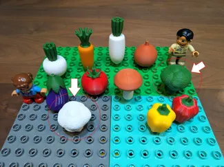 duplo野菜シリーズ ブロッコリー カリフラワー