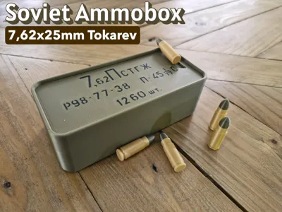 Soviet Ammocan 7,62x25mm Tokarev