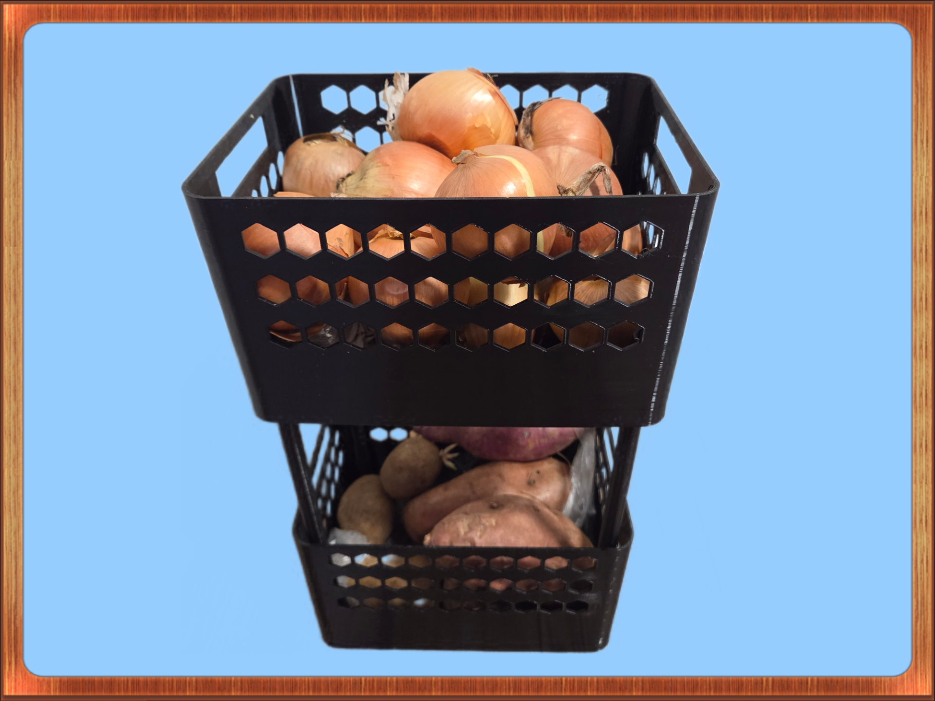 Stackable Modular Storage Basket