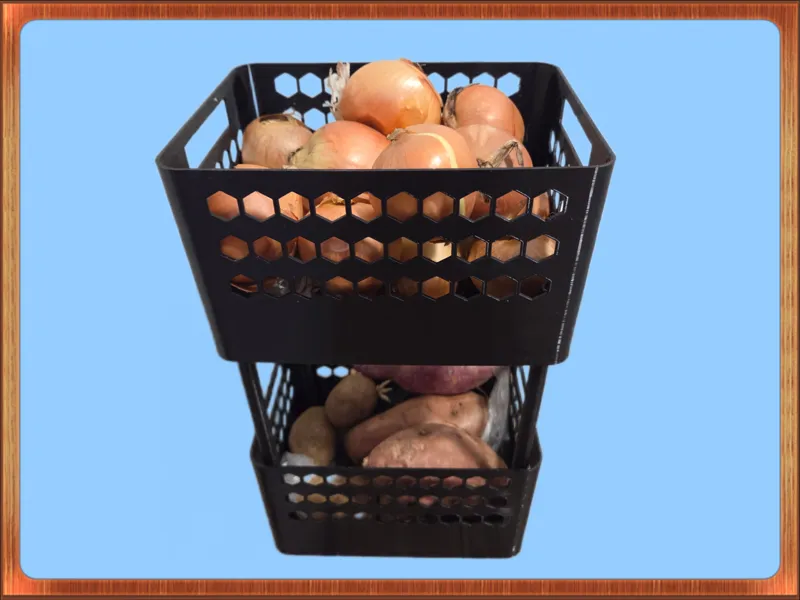 Stackable Modular Storage Basket
