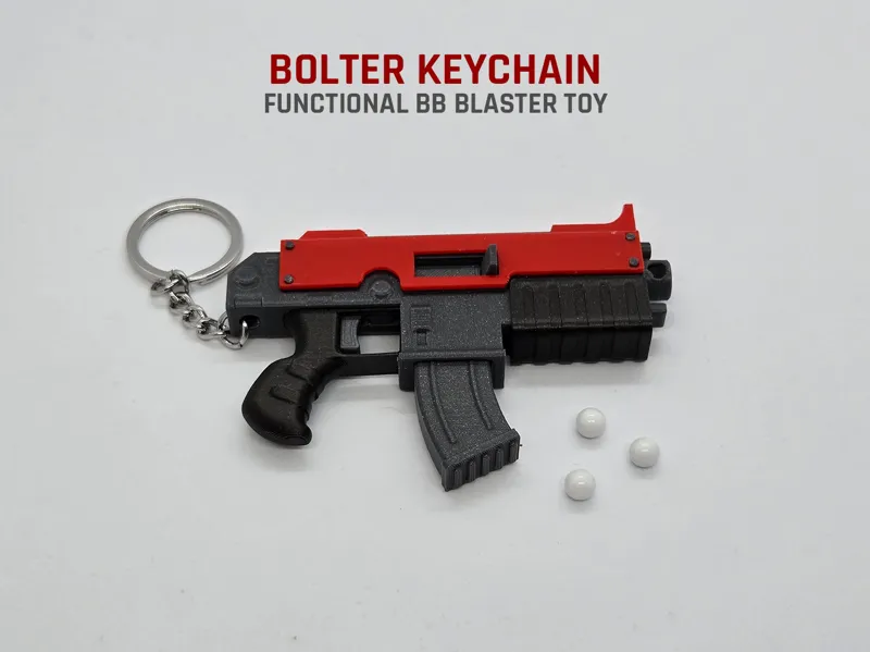 Bolter Keychain — Functional Blaster Toy