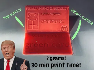 Totally Real Green Card