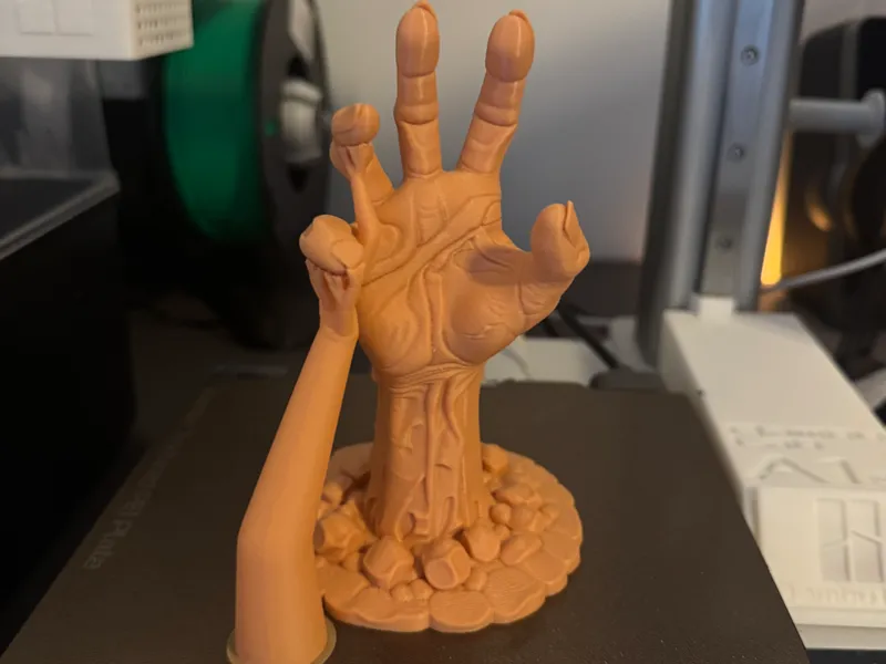 Halloween hand from the ground