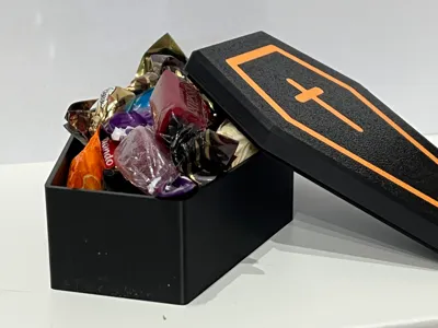 Coffin candy box
