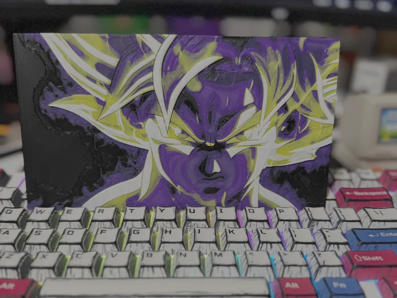 HueForge Goku Ultra Instinct