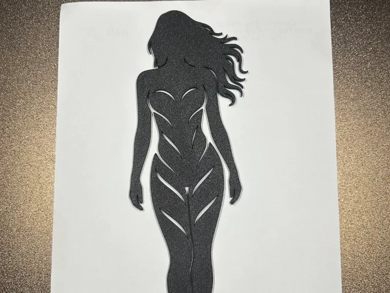 Sexy Wall Art Female Silhouette