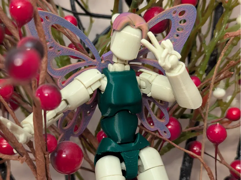 Fairy Dummy 13 Smooth Body with Butterfly Wings