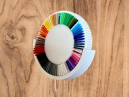 Wall Mount Filament Swatch Display
