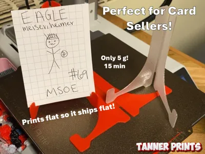 Trading Card Display Stand