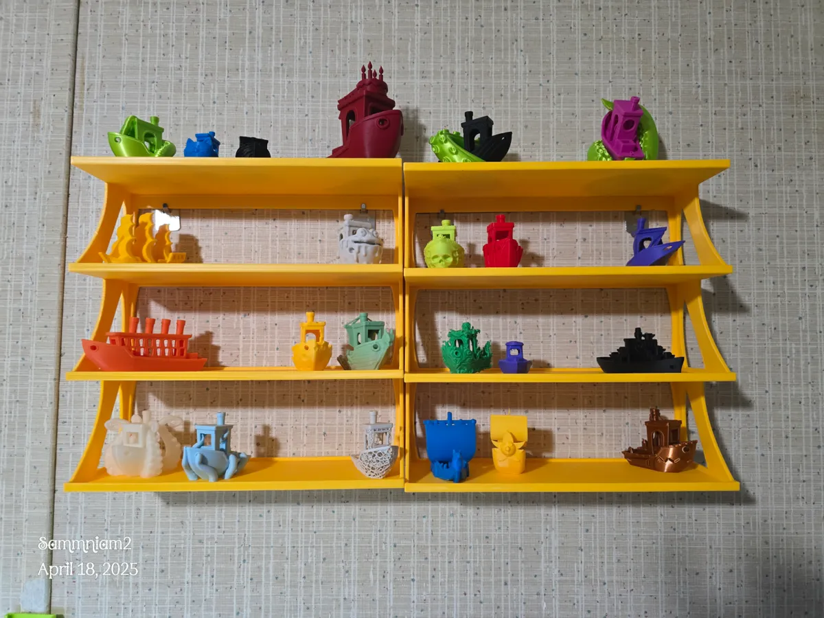 Small Stuff Display Shelf (Wall or Free Stand) - Free 3D Print Model ...