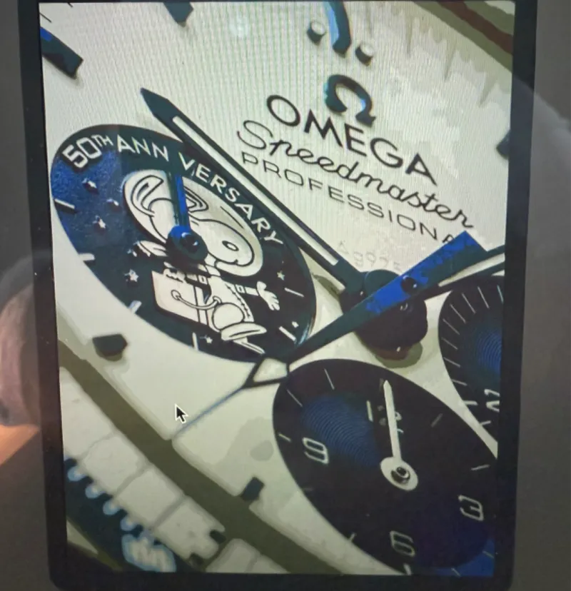 Lichtbild Omega Speedmater Snoopy