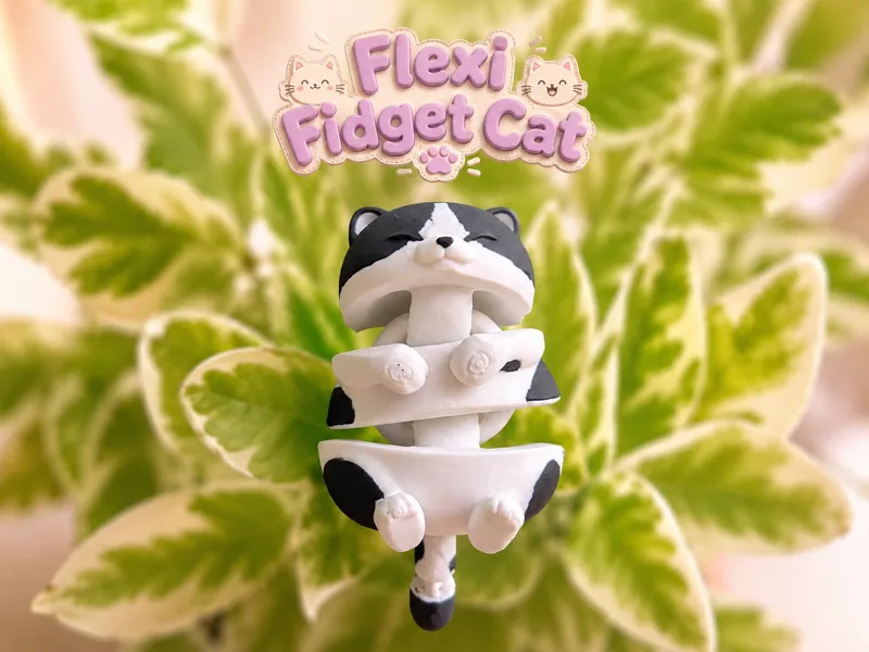 Flexi Fidget Cat [back]