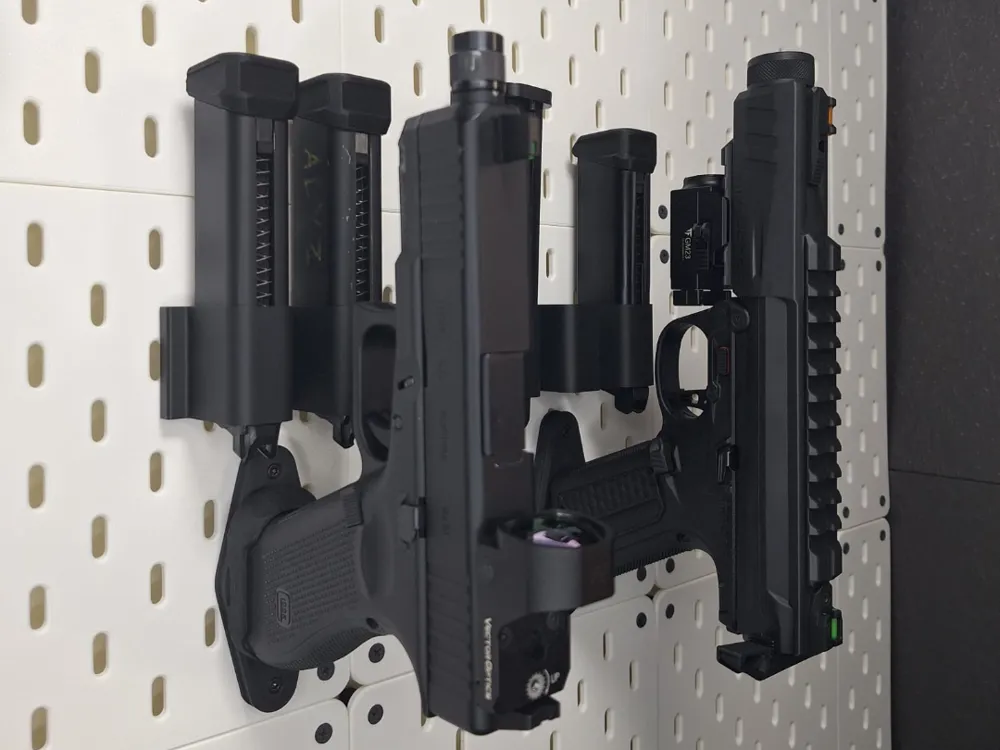 ATP Glock & Hicapa Wall Stand - Ikea Skadis - Free 3D Print Model ...