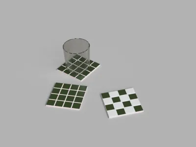Chess/Tile coaster