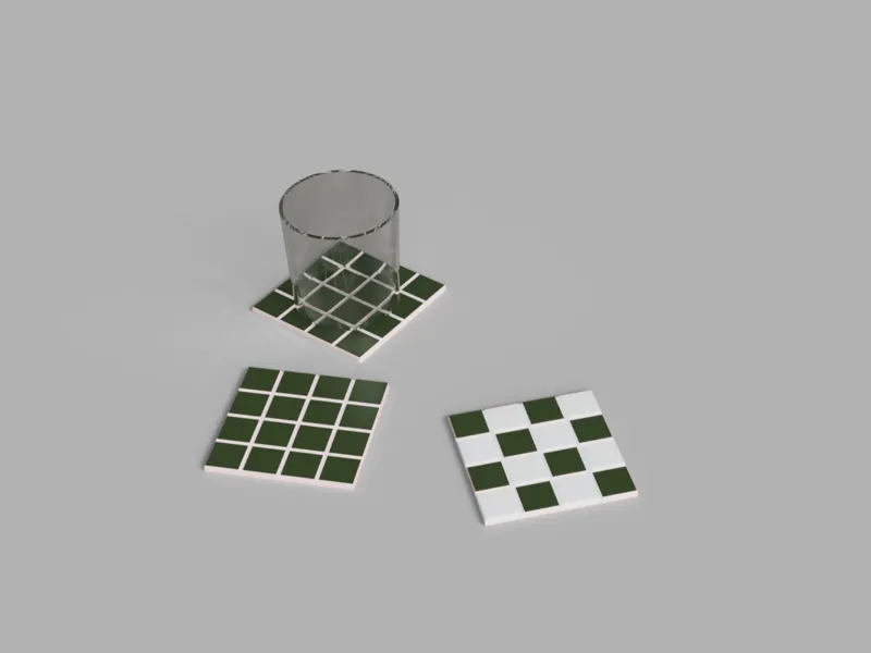 Chess/Tile coaster