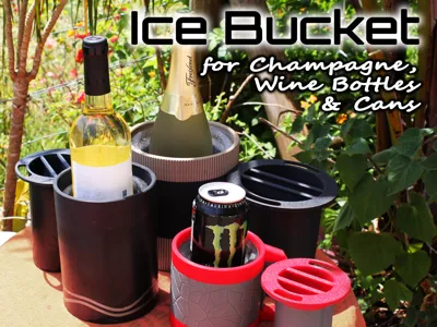 Ice Bucket Mold - for Champagne, Wine and Cans