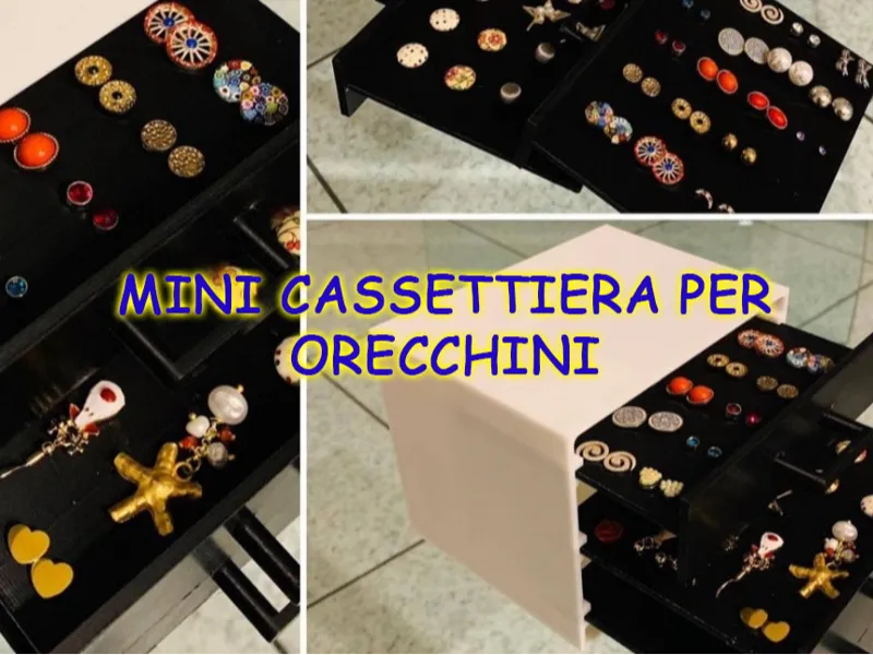 Earrings and Jewelry Box