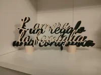 Citation déco l'amour est un cadeau, la famille une conquête — photo 8