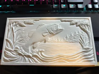 Bass relief sculpture