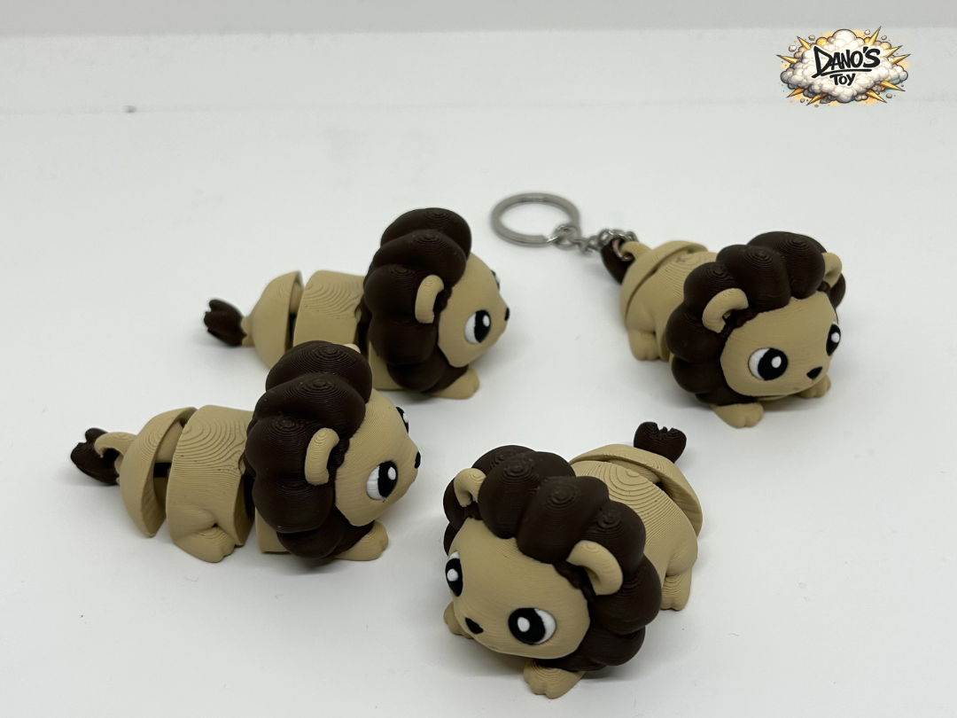 Flexi lion - AMS/Single color - Dano's toy