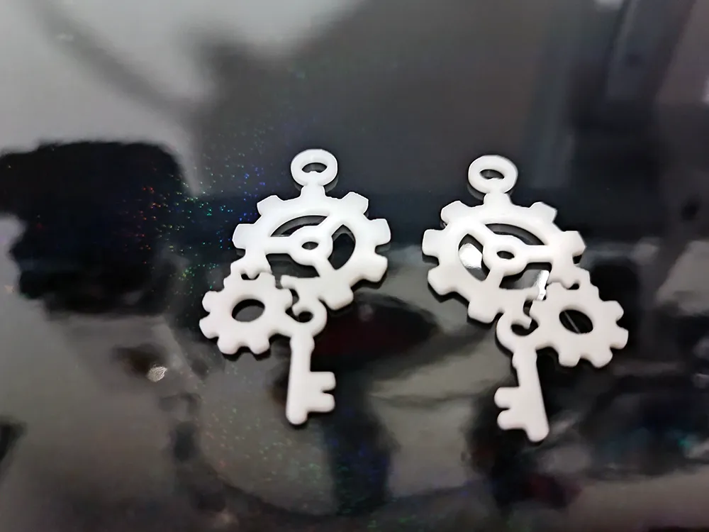 The Master Key - Steampunk Earrings view 3