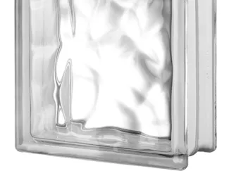 RetroBlock Miami Vice Style 80s Clear Glass Brick