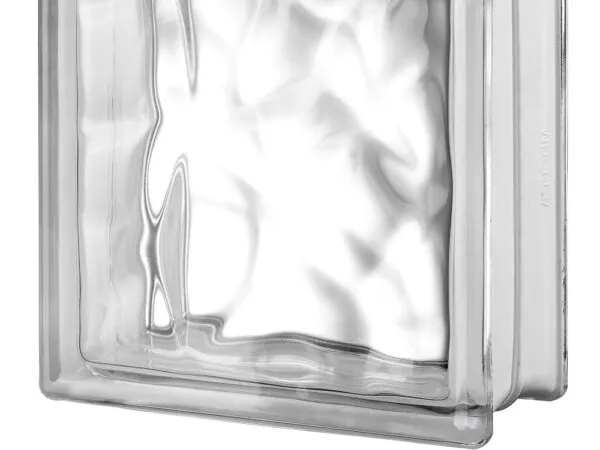 RetroBlock Miami Vice Style 80s Clear Glass Brick