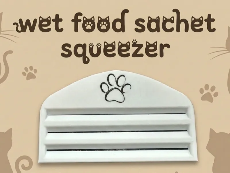 wet food sachet squeezer Cat & smool dog