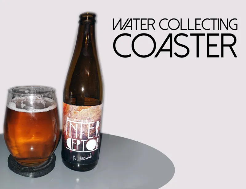 Water collecting coaster