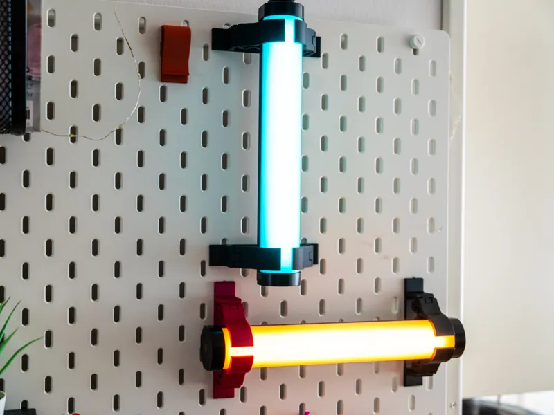 Ikea Skadis NanLite PavoTube II broom holder