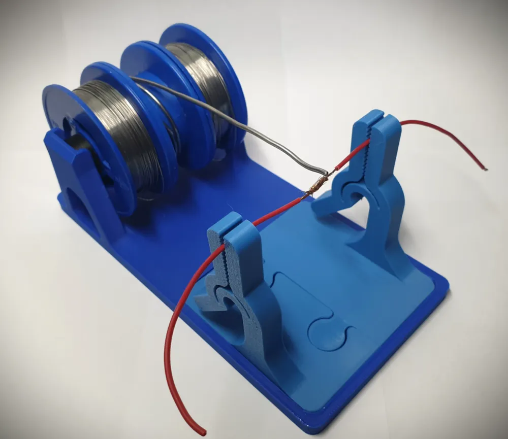 Support De Fil à Souder Réglable – 2 Pièces, En ABS, Compact, Pour électronique Et Petites Soudures