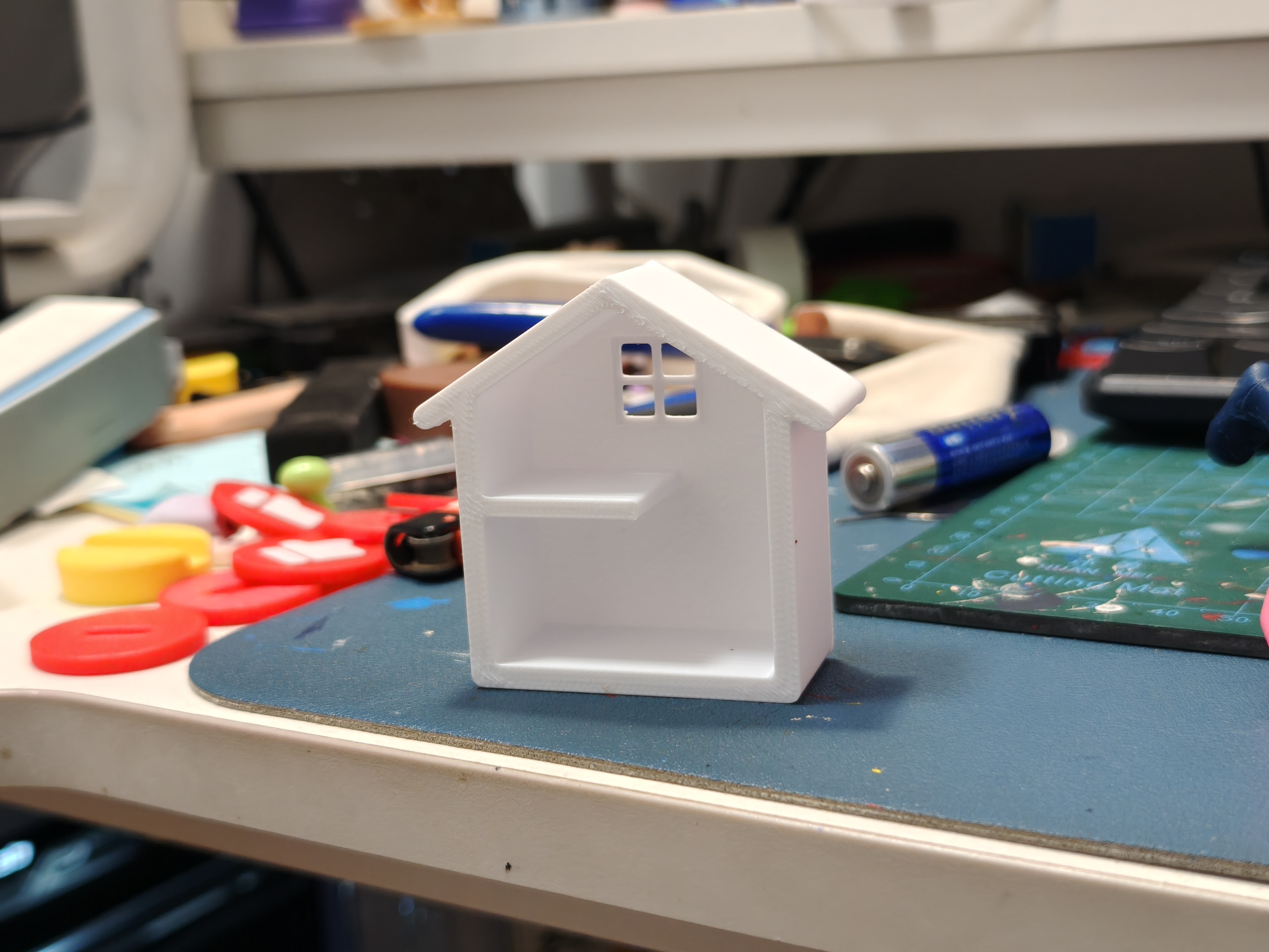 Miniatura 2 do modelo 3D 微缩模型——娃娃屋墙面装饰收纳盒