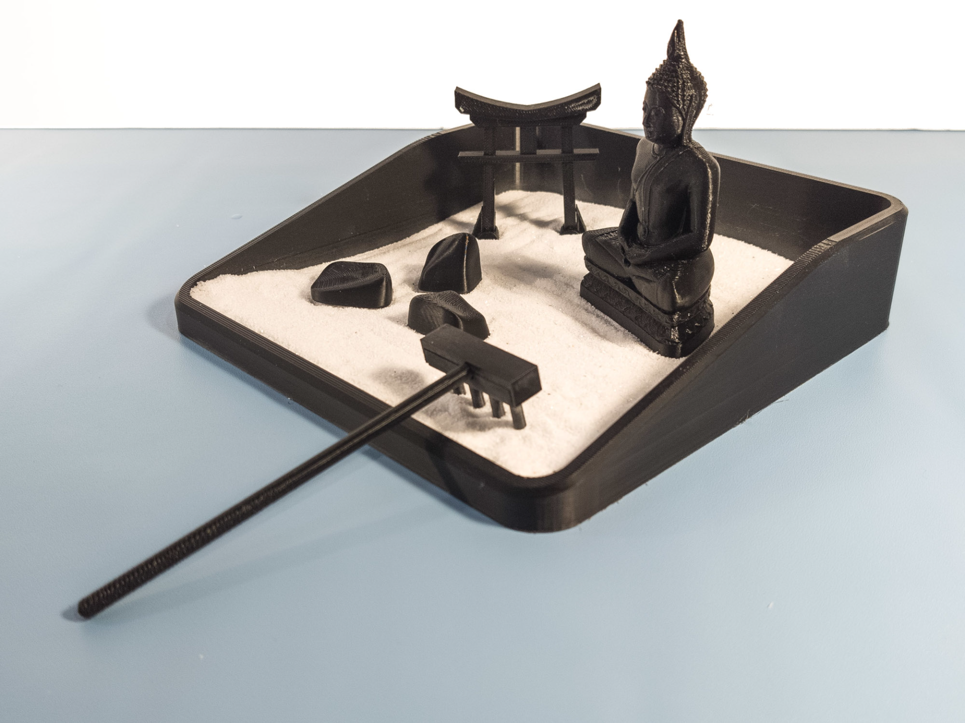 Miniature Zen Temple Set