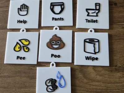 potty/toilet training talk tags 